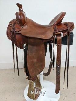 15.5 Used McCall Western Ranch Lady Pendleton Saddle 2-1293