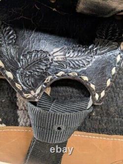 15.5 Used Prolite Western Barrel Saddle 2-1486