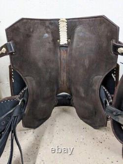 15.5 Used Prolite Western Barrel Saddle 2-1486