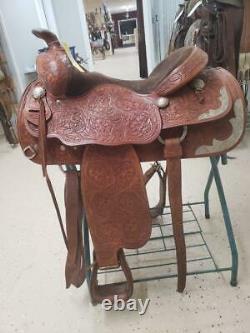 15.5 Used Rio's Brother Western Show Saddle 332-1750