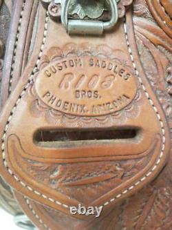 15.5 Used Rio's Brother Western Show Saddle 332-1750