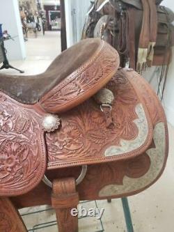 15.5 Used Rio's Brother Western Show Saddle 332-1750