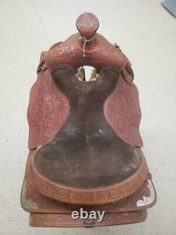 15.5 Used Rio's Brother Western Show Saddle 332-1750