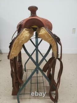 15.5 Used Rio's Brother Western Show Saddle 332-1750