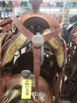 15.5 Used Rio's Brother Western Show Saddle 332-1750