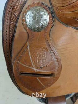 15.5 Used Royal King Western Pleasure Saddle 2-1292