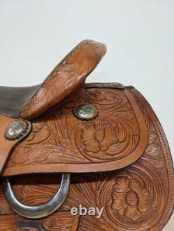 15.5 Used Royal King Western Pleasure Saddle 2-1292