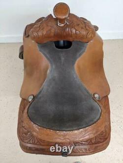 15.5 Used Royal King Western Pleasure Saddle 2-1292