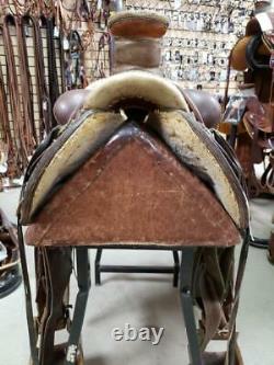 15.5 Used Seven D Wade Western Saddle 300-1405
