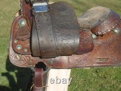 15.5 Vintage BONA ALLEN Equitation Show SaddleHand TOOLEDGreat 4 TRAILRANCH