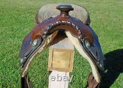 15.5 Vintage BONA ALLEN Equitation Show SaddleHand TOOLEDGreat 4 TRAILRANCH