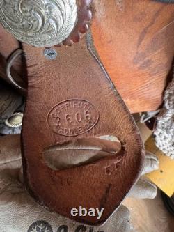 15.5 corriente trophy saddle basket weave tooling 7 gullet FQHB