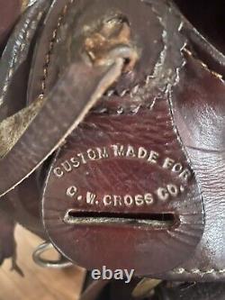 15.5 inch FQHB used western saddle