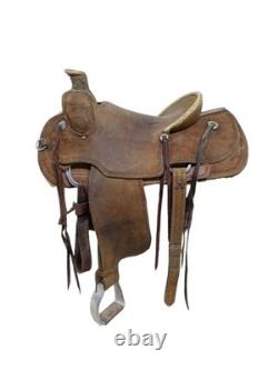 15.75 Inch Unbranded Ranch Roping Western Saddle 1019-10619