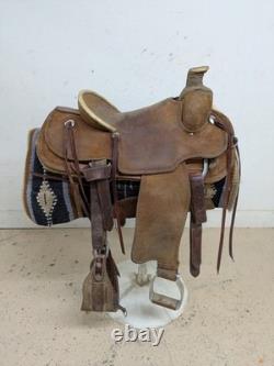 15.75 Inch Unbranded Ranch Roping Western Saddle 1019-10619
