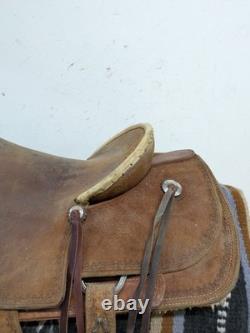 15.75 Inch Unbranded Ranch Roping Western Saddle 1019-10619