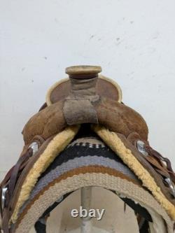 15.75 Inch Unbranded Ranch Roping Western Saddle 1019-10619