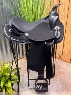 15 ABETTA Flex ARABIAN Western Horse Trail Saddle 20540FC-5