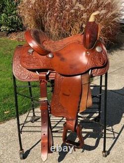 15 American Saddlery Western All Around Horse Saddle #1356