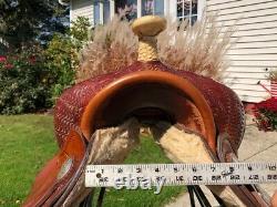 15 American Saddlery Western All Around Horse Saddle #1356