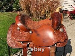 15 American Saddlery Western All Around Horse Saddle #1356