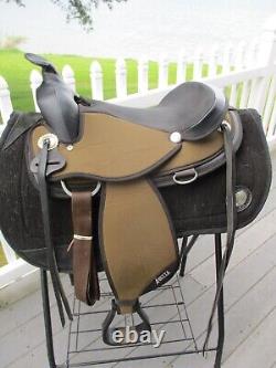 15'' Arabian abetta Western Trail saddle Arab BARS