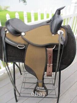 15'' Arabian abetta Western Trail saddle Arab BARS