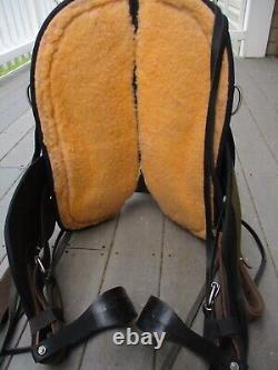 15'' Arabian abetta Western Trail saddle Arab BARS