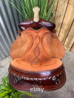 15 BLUE RIDGE SADDLERY Western BARREL RACING Horse Saddle CLEAN! 