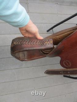 15'' BOB SKELLETT QH BARS WESTERN ROPER ROPING SADDLE 36# w REAR CINCH USA NY