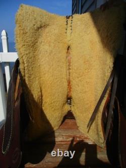 15'' BOB SKELLETT QH BARS WESTERN ROPER ROPING SADDLE 36# w REAR CINCH USA NY