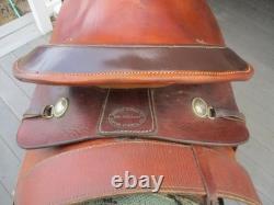 15'' BOB SKELLETT QH BARS WESTERN ROPER ROPING SADDLE 36# w REAR CINCH USA NY