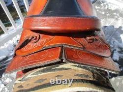 15'' Bar J #805 Stage Coach West Western Trail Saddle Fqhbars 30 Lbs