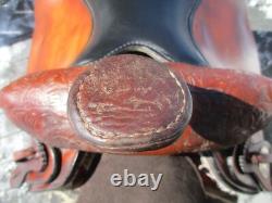 15'' Bar J #805 Stage Coach West Western Trail Saddle Fqhbars 30 Lbs