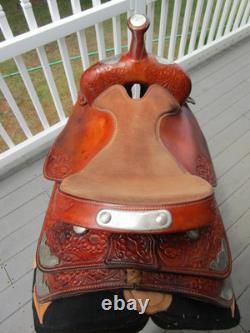 15'' Big Horn #1916 Western Show Saddle Qh Bars 15'' Big Horn #1916 Western Show Saddle Qh Bars