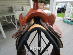15'' Big Horn #1916 Western Show Saddle Qh Bars 15'' Big Horn #1916 Western Show Saddle Qh Bars