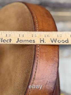 15 Big Horn Barrel Saddle- #1511 Deep Seat, Western, Oak Leaf, Clean