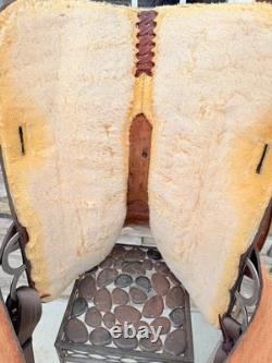 15 Big Horn Barrel Saddle- #1511 Deep Seat, Western, Oak Leaf, Clean