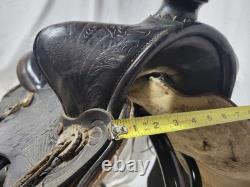 15 Big Horn Black Western Saddle with Youth and Regular Fenders