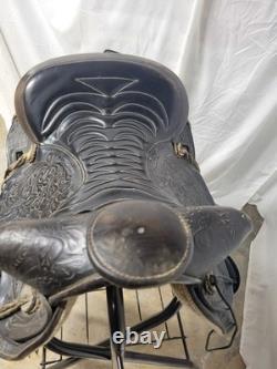 15 Big Horn Black Western Saddle with Youth and Regular Fenders