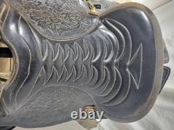 15 Big Horn Black Western Saddle with Youth and Regular Fenders