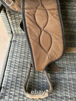 15 Big Horn Western Synthetic Saddle Brown