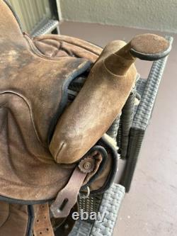 15 Big Horn Western Synthetic Saddle Brown