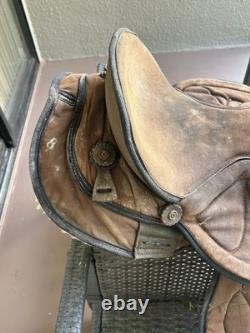 15 Big Horn Western Synthetic Saddle Brown