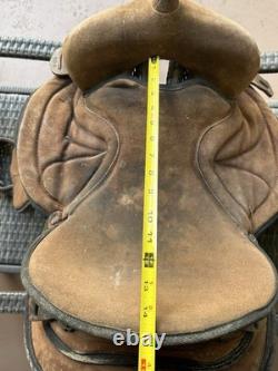 15 Big Horn Western Synthetic Saddle Brown