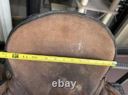 15 Big Horn Western Synthetic Saddle Brown