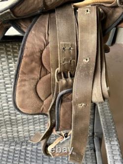 15 Big Horn Western Synthetic Saddle Brown