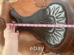15 Big Horn Western Trail Saddle All Leather