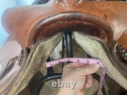 15 Big Horn Western Trail Saddle All Leather