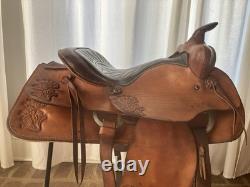 15 Big Horn Western Trail Saddle All Leather